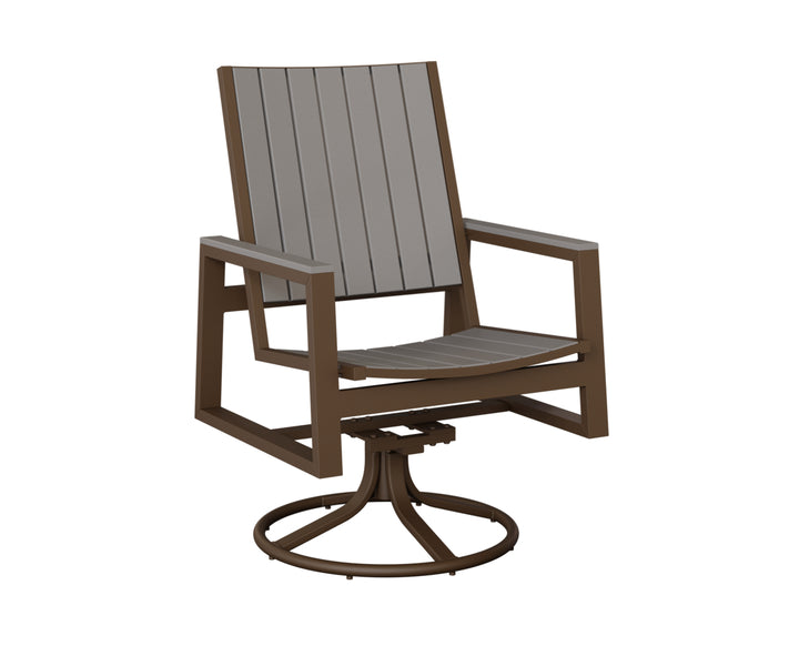 Vida Poly Swivel Rocker Dining Chair