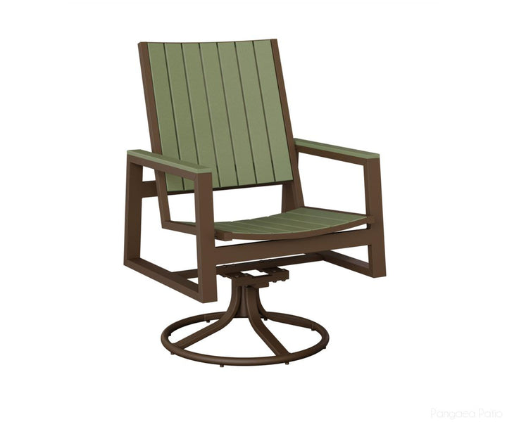 Vida Poly Swivel Rocker Dining Chair