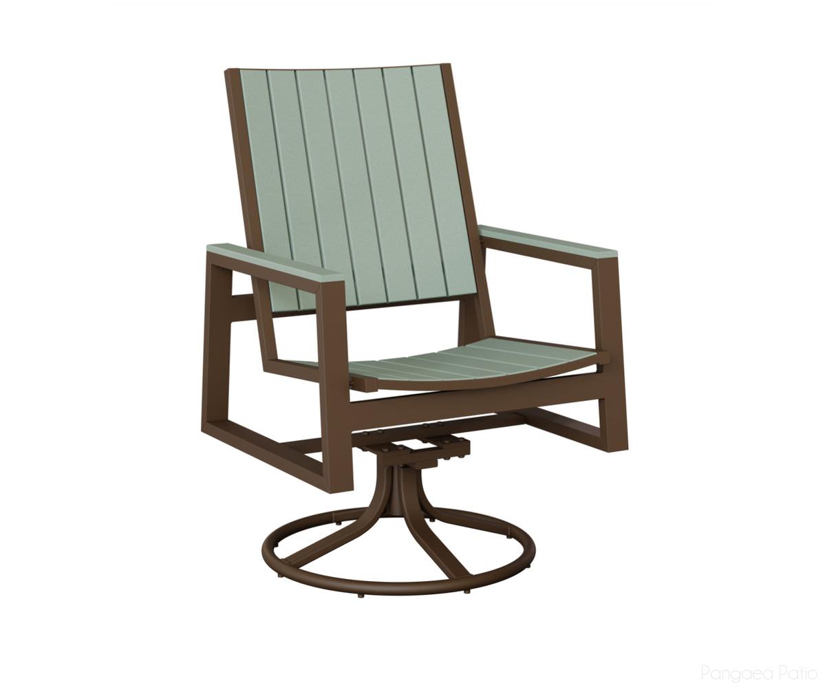 Vida Poly Swivel Rocker Dining Chair