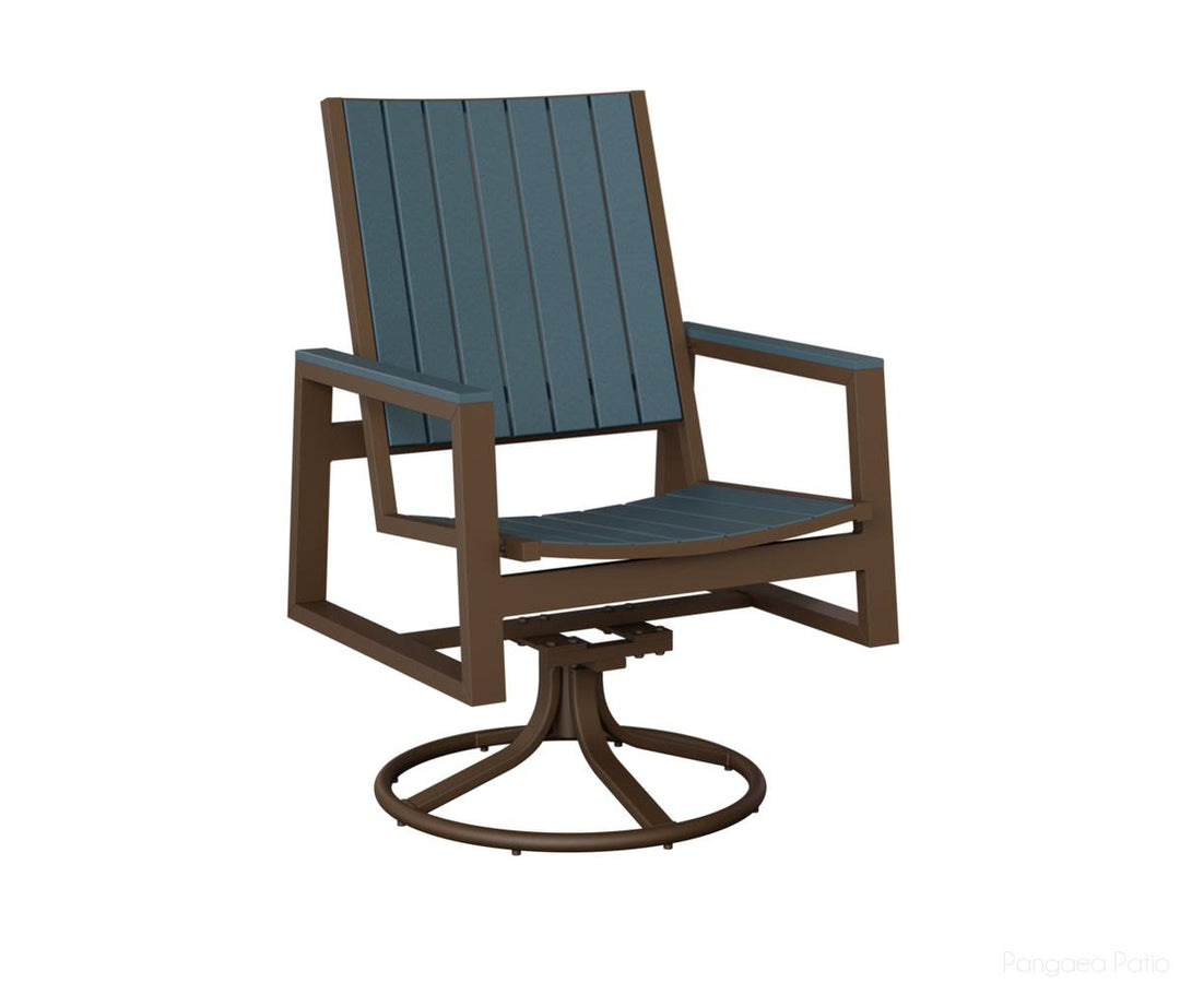 Vida Poly Swivel Rocker Dining Chair