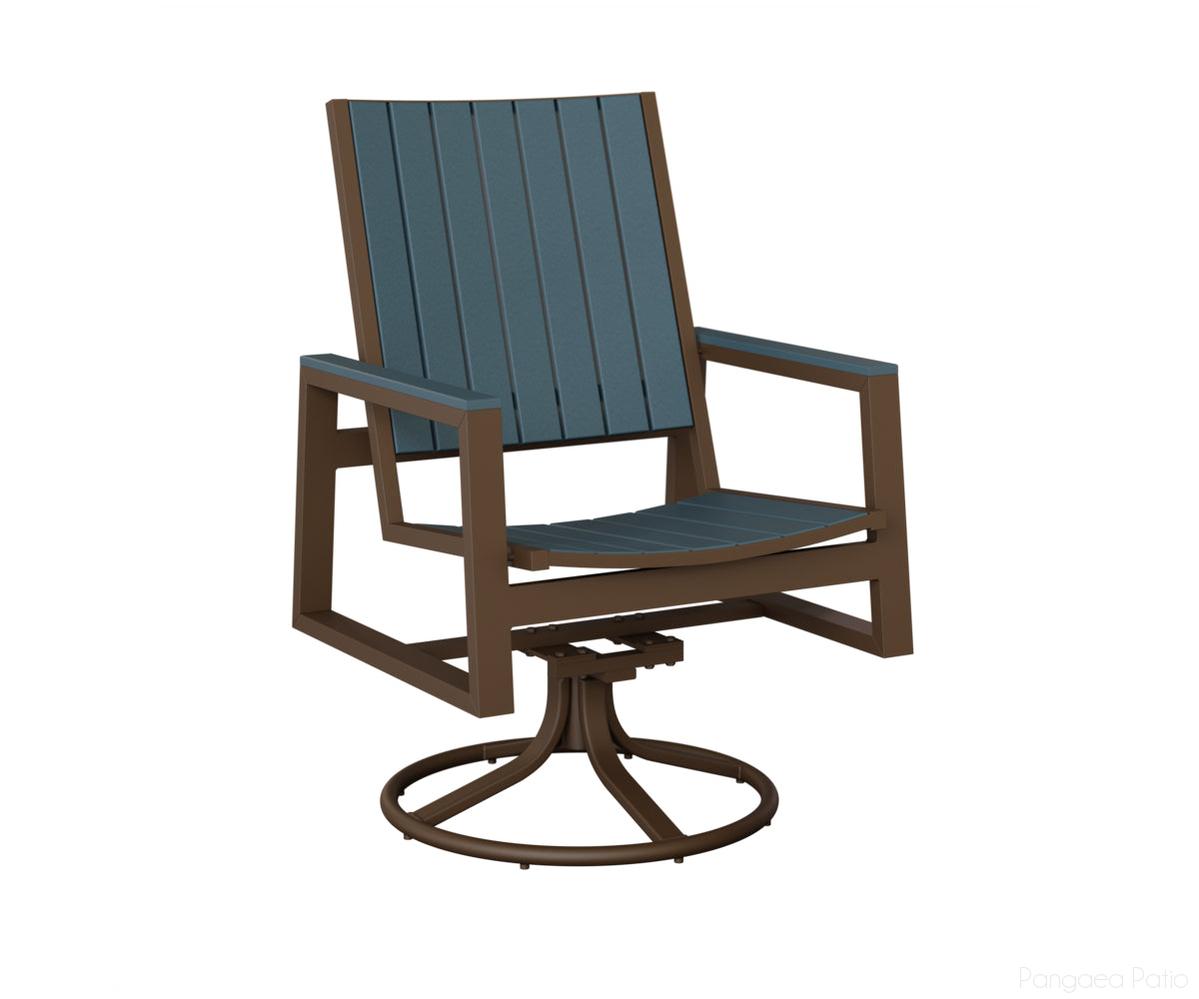 Vida Poly Swivel Rocker Dining Chair