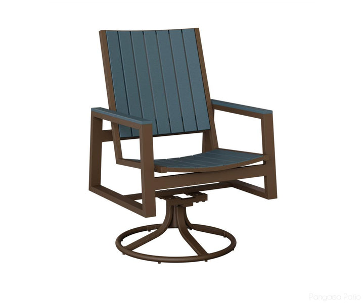 Vida Poly Swivel Rocker Dining Chair