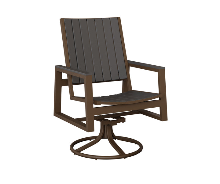 Vida Poly Swivel Rocker Dining Chair