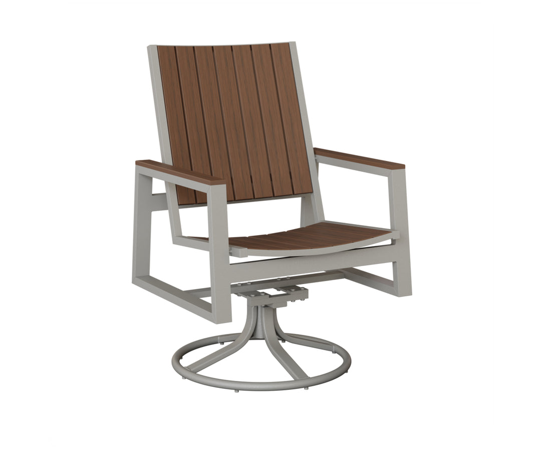 Vida Poly Swivel Rocker Dining Chair