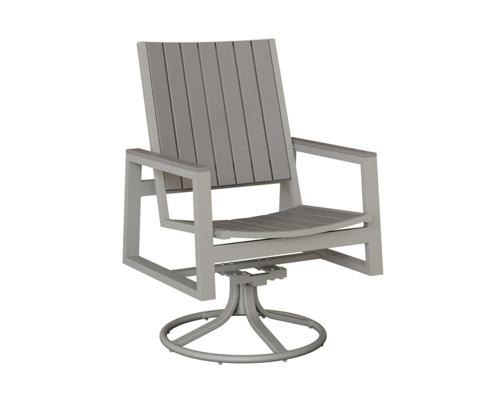 Vida Poly Swivel Rocker Dining Chair
