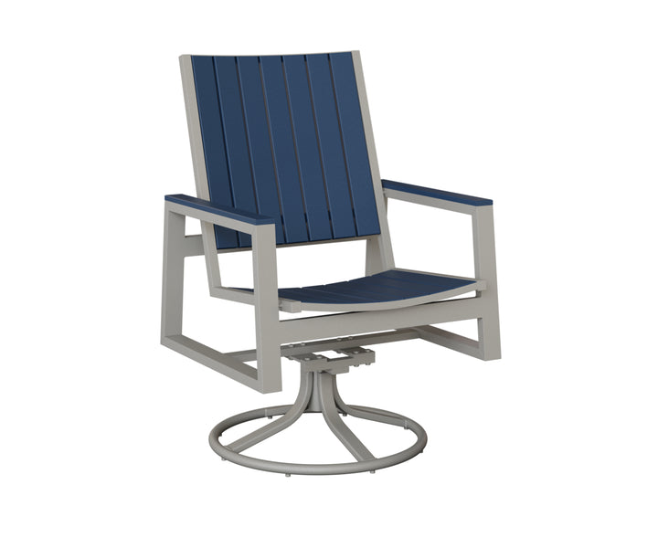 Vida Poly Swivel Rocker Dining Chair