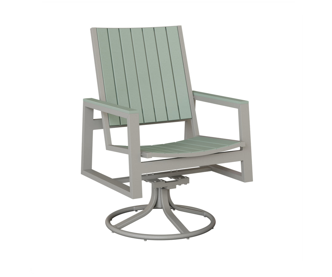 Vida Poly Swivel Rocker Dining Chair