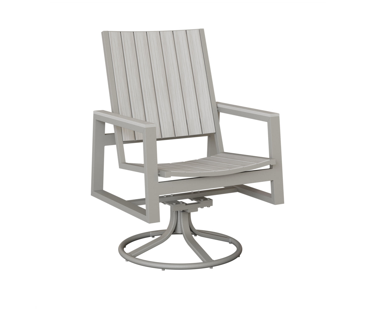 Vida Poly Swivel Rocker Dining Chair