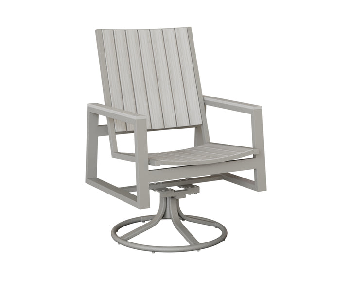 Vida Poly Swivel Rocker Dining Chair