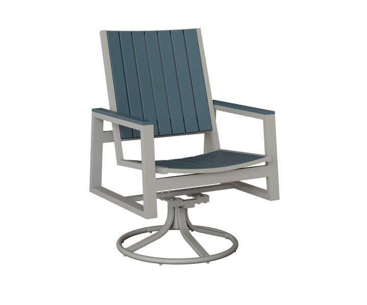 Vida Poly Swivel Rocker Dining Chair