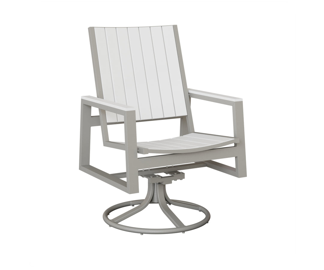 Vida Poly Swivel Rocker Dining Chair