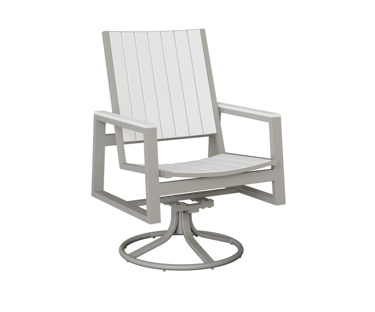 Vida Poly Swivel Rocker Dining Chair
