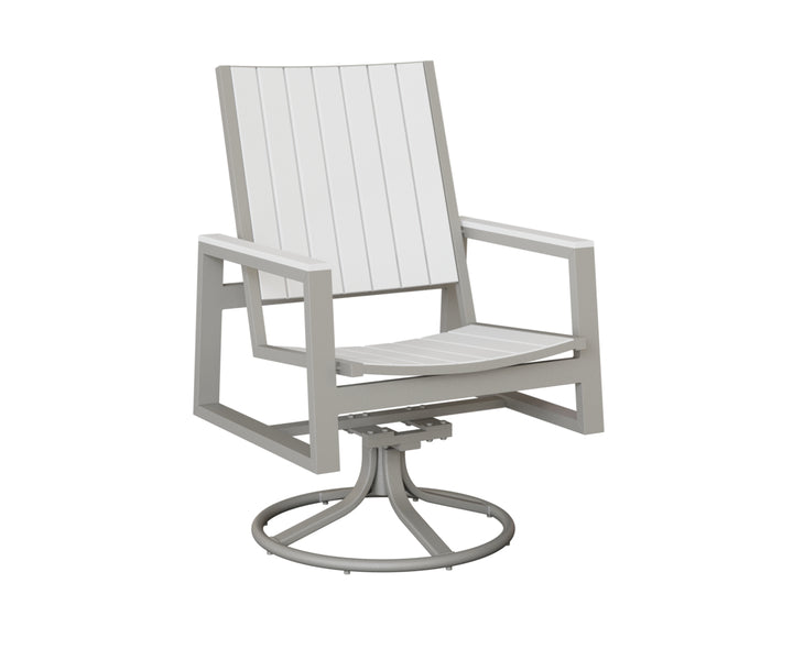Vida Poly Swivel Rocker Dining Chair