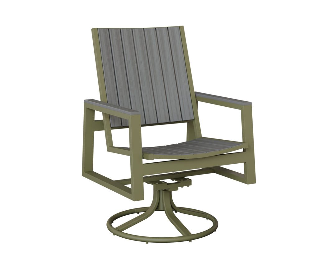 Vida Poly Swivel Rocker Dining Chair