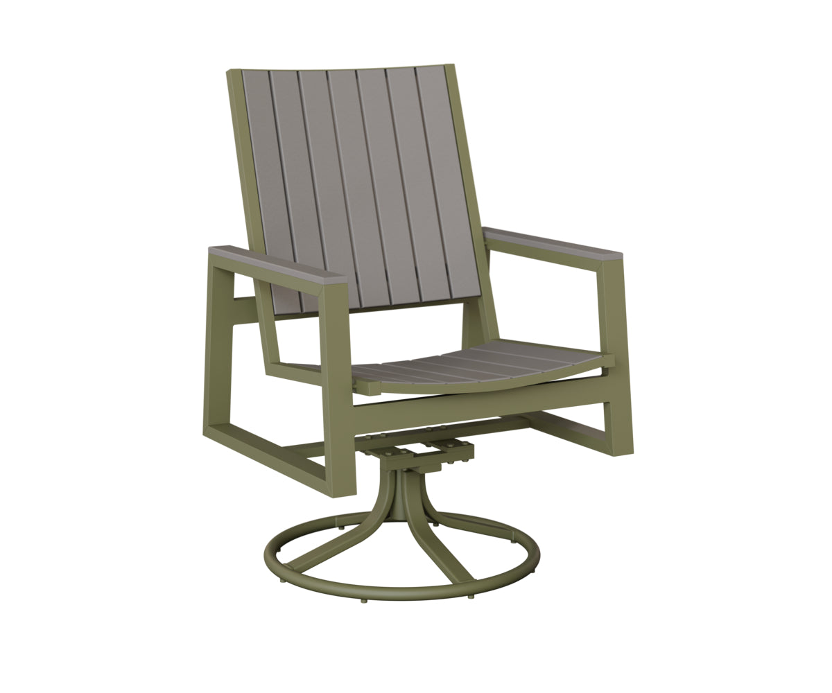 Vida Poly Swivel Rocker Dining Chair
