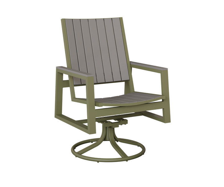 Vida Poly Swivel Rocker Dining Chair