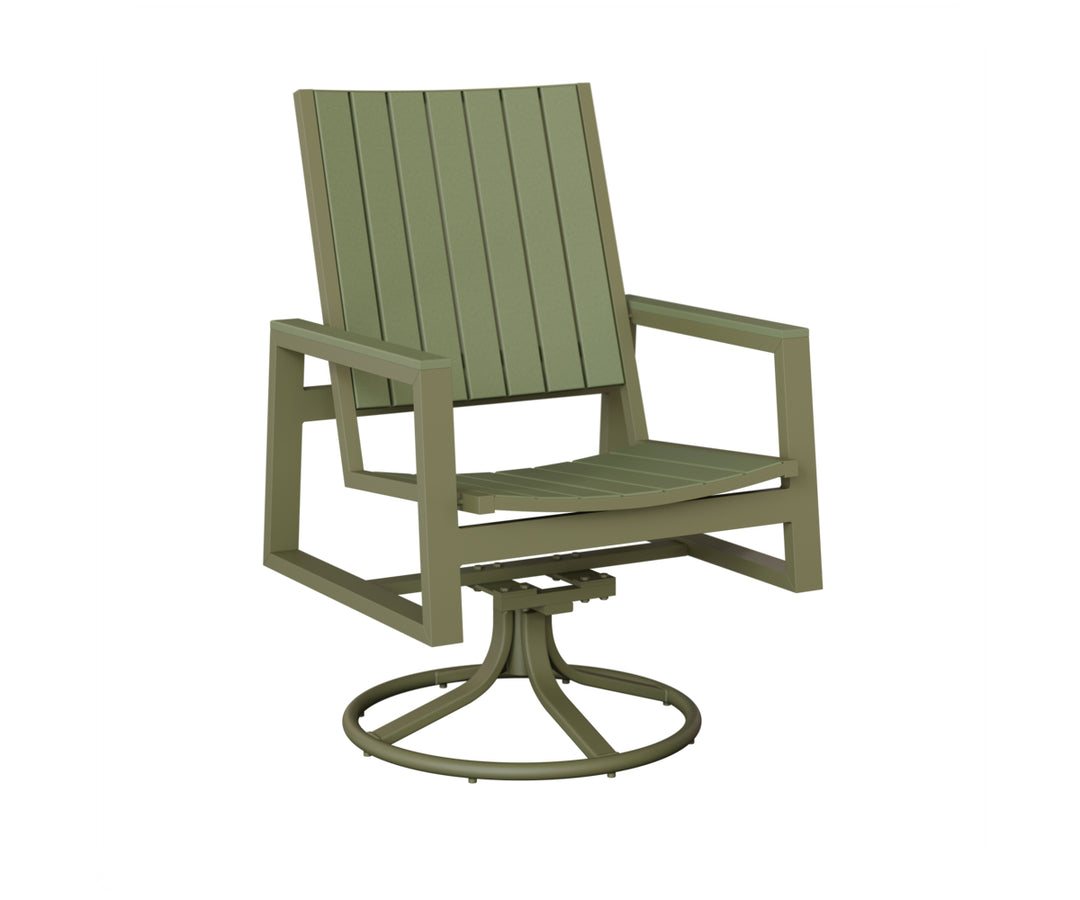 Vida Poly Swivel Rocker Dining Chair
