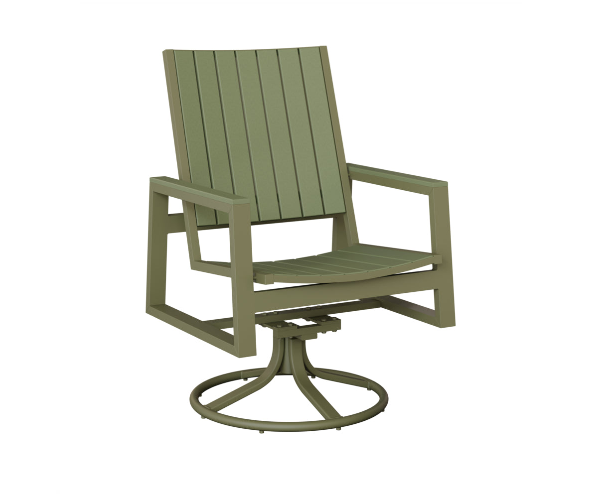Vida Poly Swivel Rocker Dining Chair