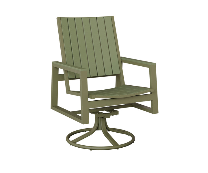 Vida Poly Swivel Rocker Dining Chair