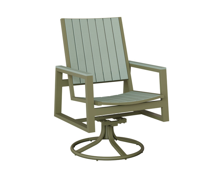 Vida Poly Swivel Rocker Dining Chair
