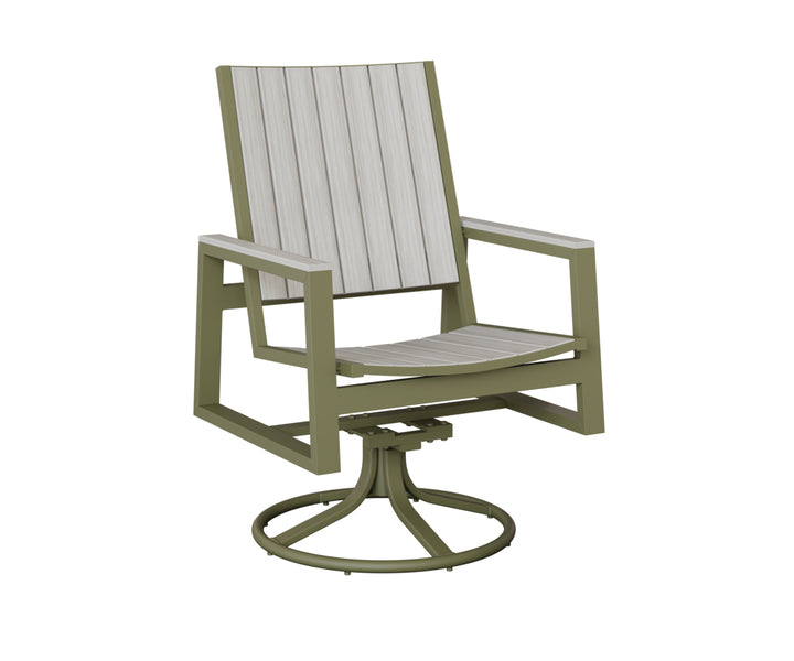 Vida Poly Swivel Rocker Dining Chair