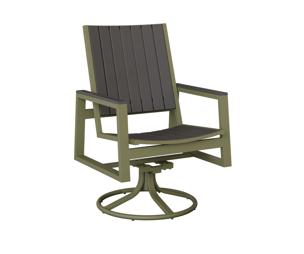Vida Poly Swivel Rocker Dining Chair