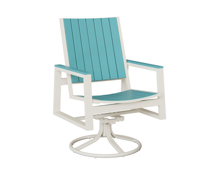 Vida Poly Swivel Rocker Dining Chair