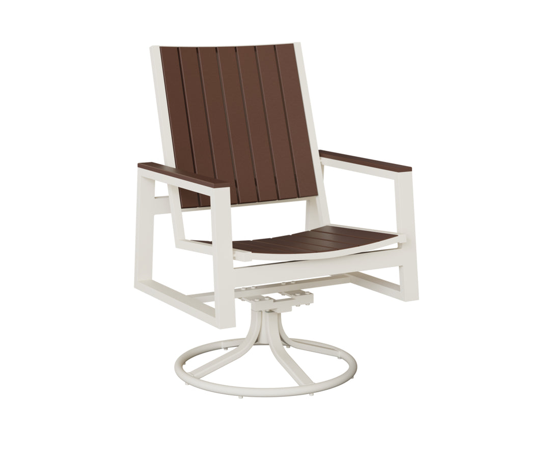 Vida Poly Swivel Rocker Dining Chair