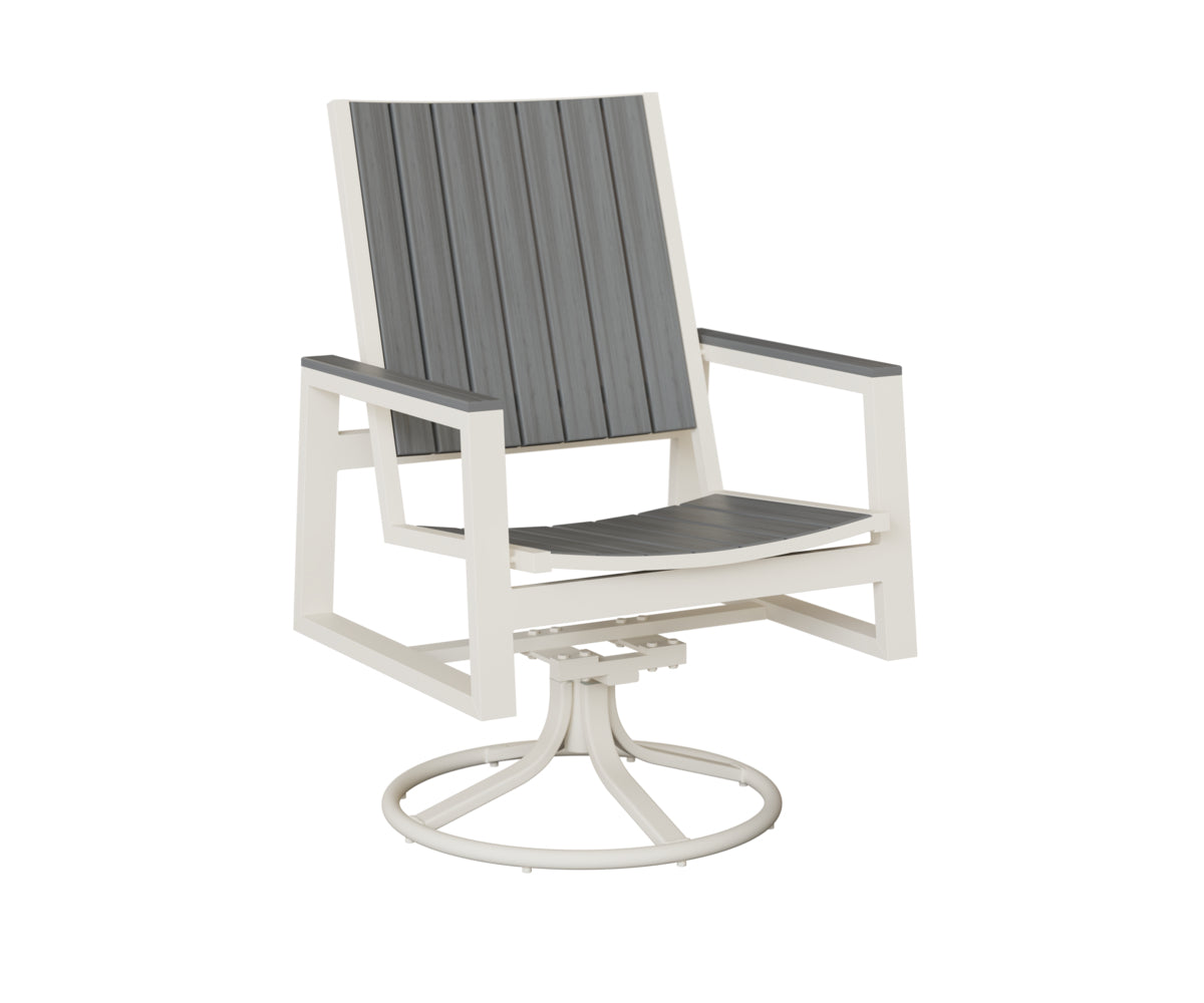 Vida Poly Swivel Rocker Dining Chair