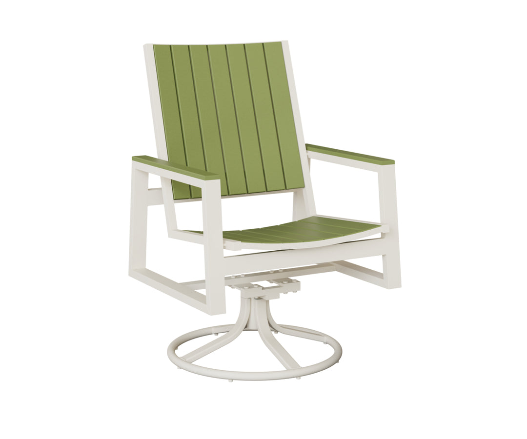 Vida Poly Swivel Rocker Dining Chair