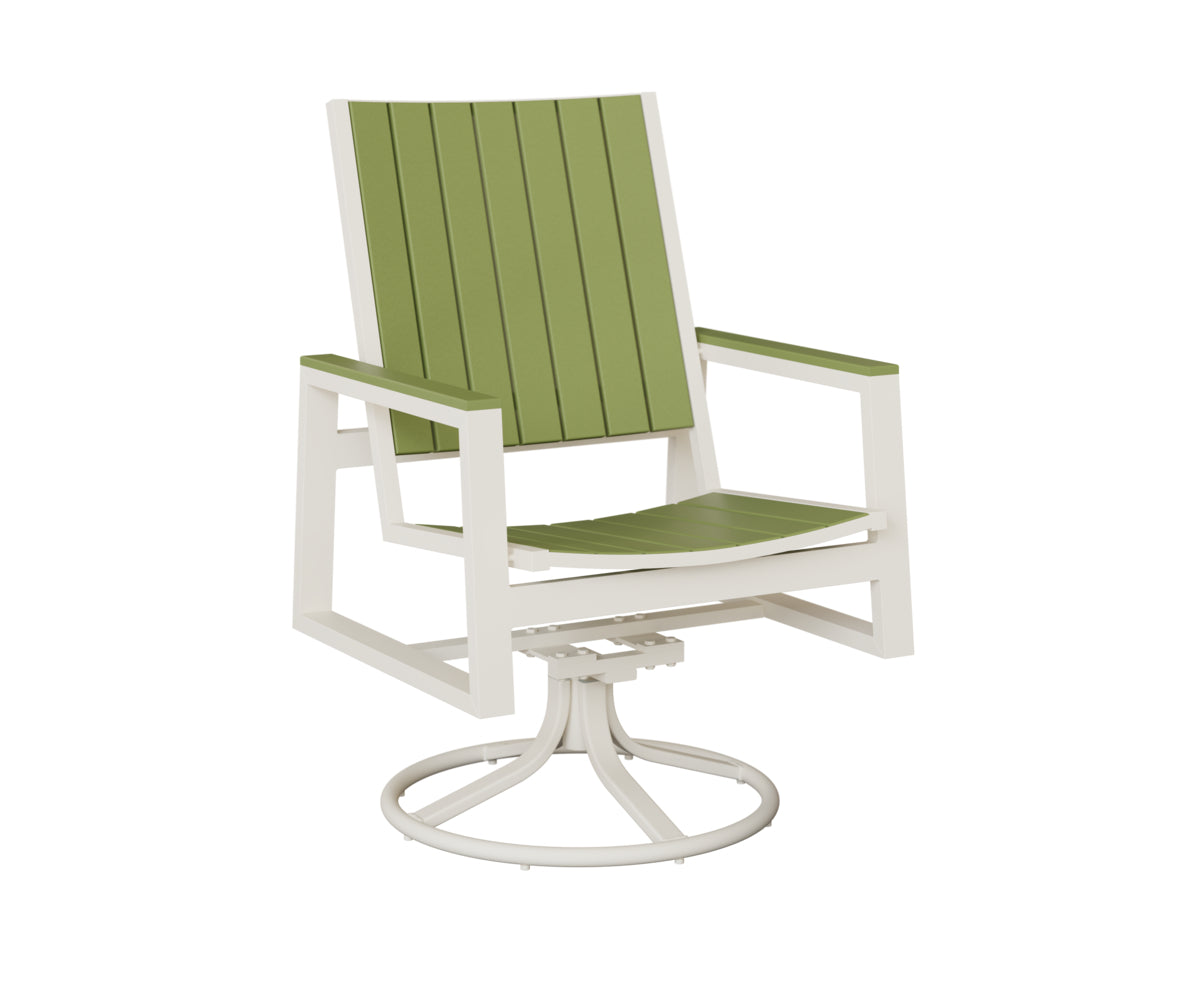 Vida Poly Swivel Rocker Dining Chair