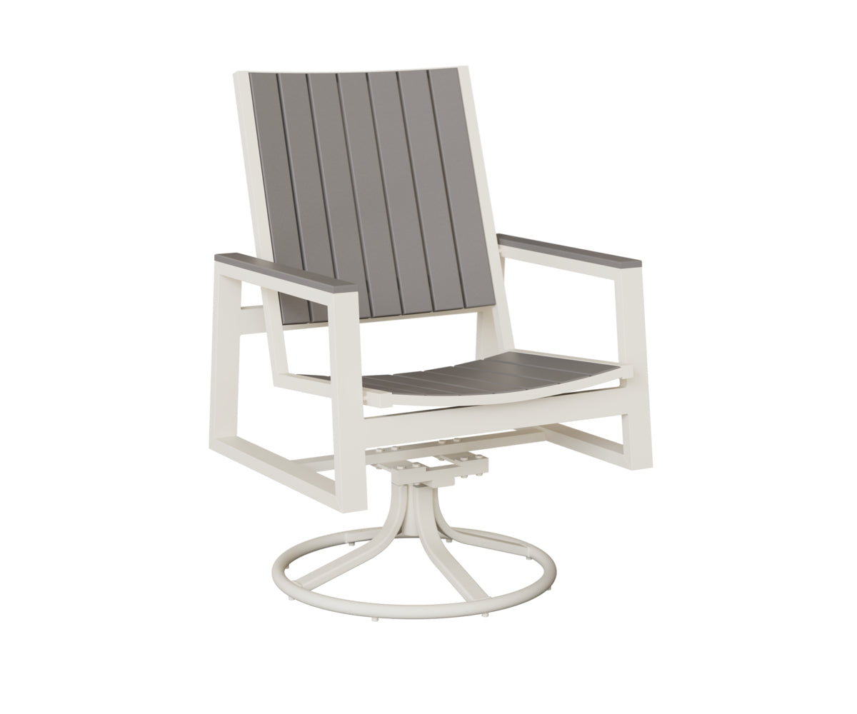 Vida Poly Swivel Rocker Dining Chair