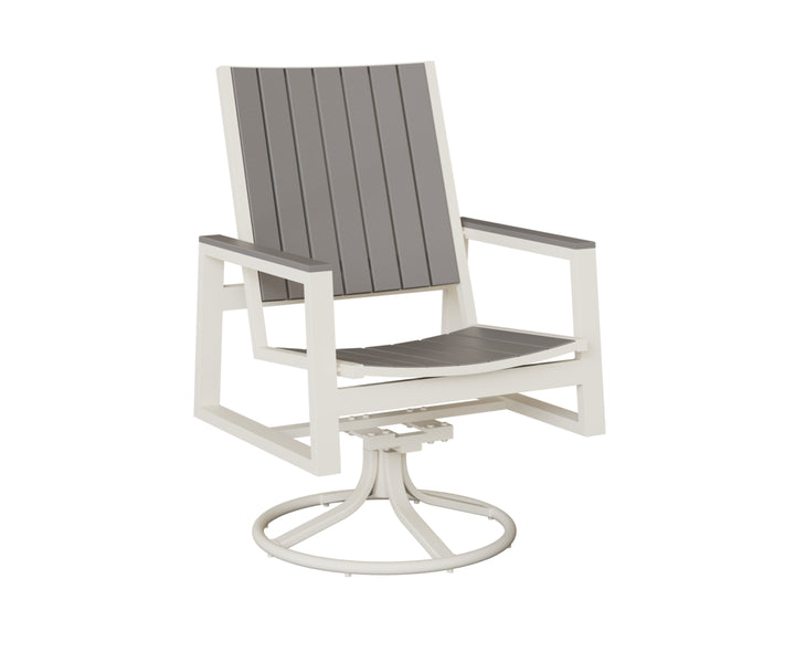 Vida Poly Swivel Rocker Dining Chair