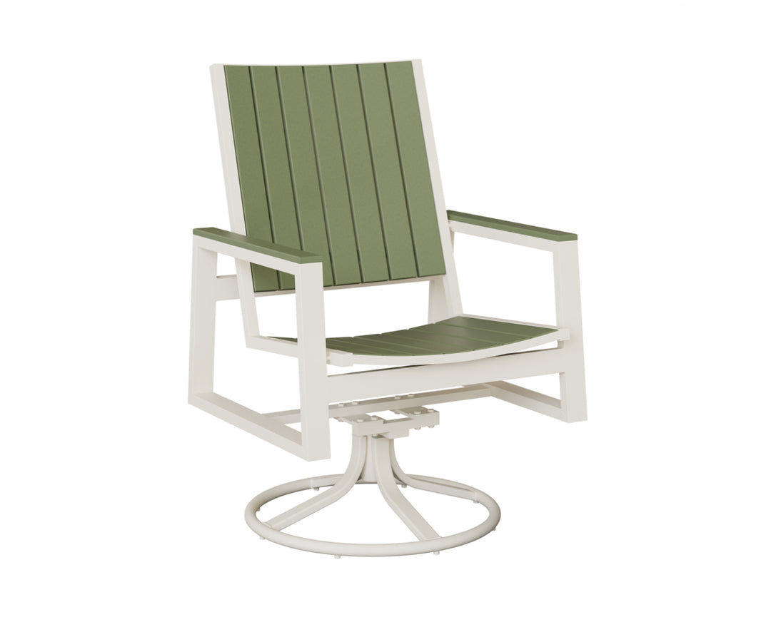 Vida Poly Swivel Rocker Dining Chair
