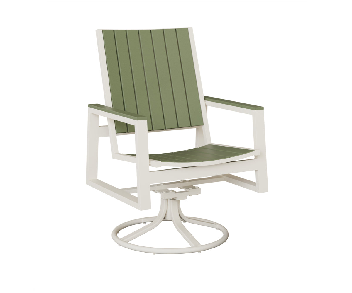 Vida Poly Swivel Rocker Dining Chair