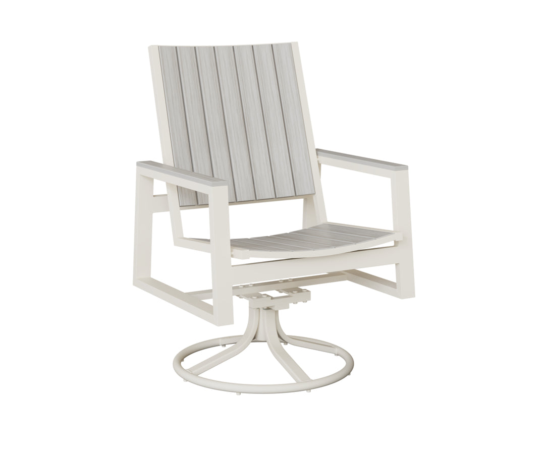 Vida Poly Swivel Rocker Dining Chair