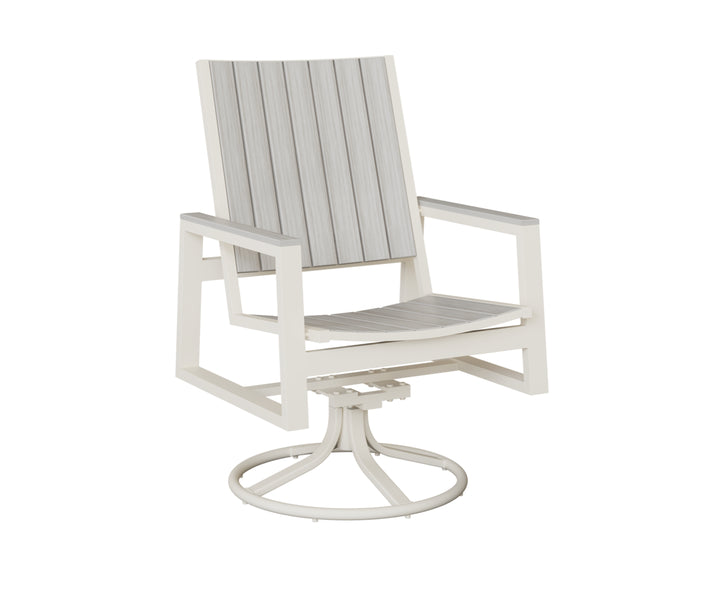 Vida Poly Swivel Rocker Dining Chair