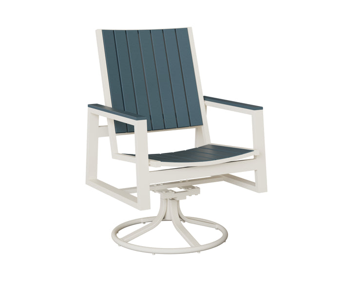 Vida Poly Swivel Rocker Dining Chair