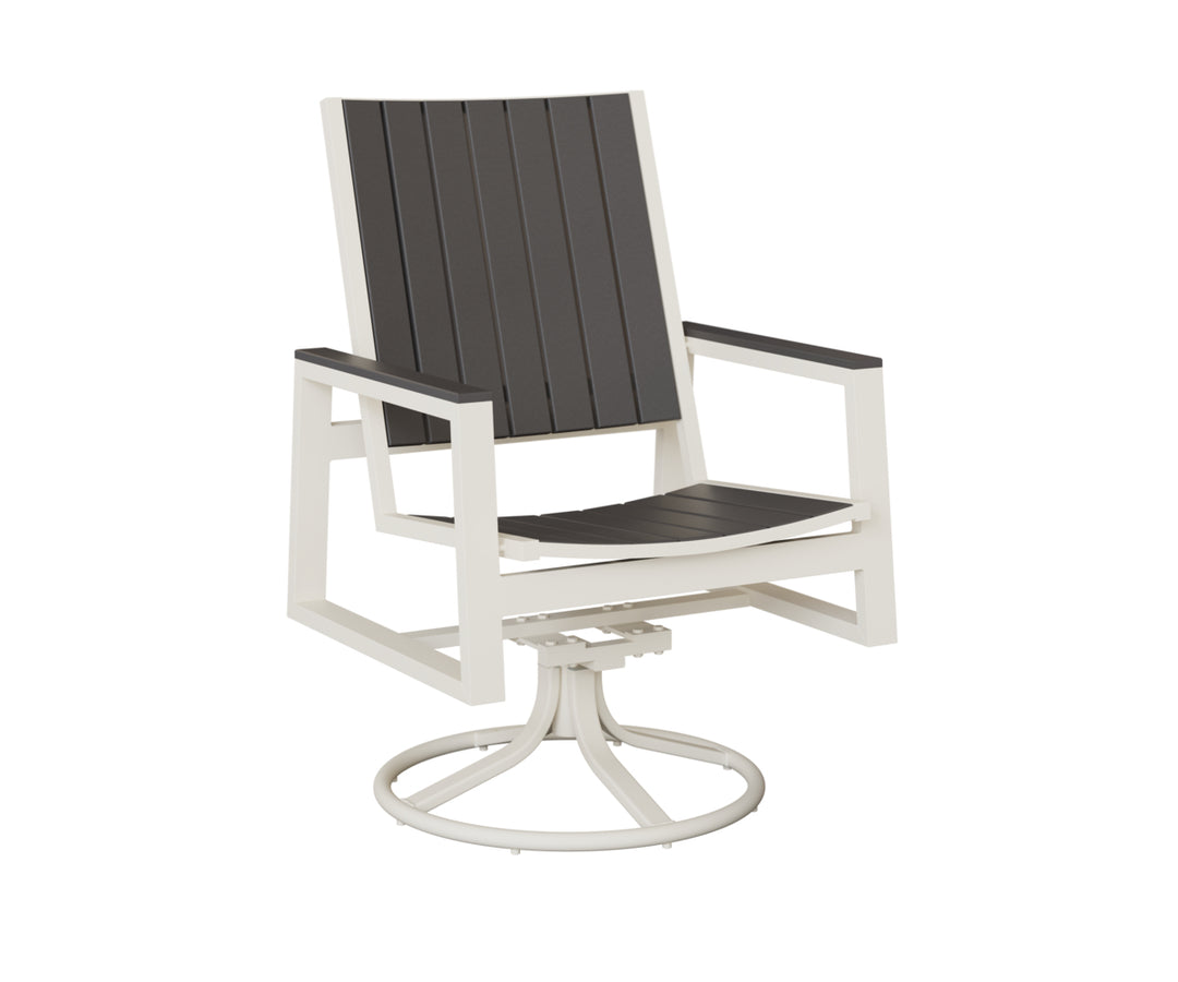 Vida Poly Swivel Rocker Dining Chair