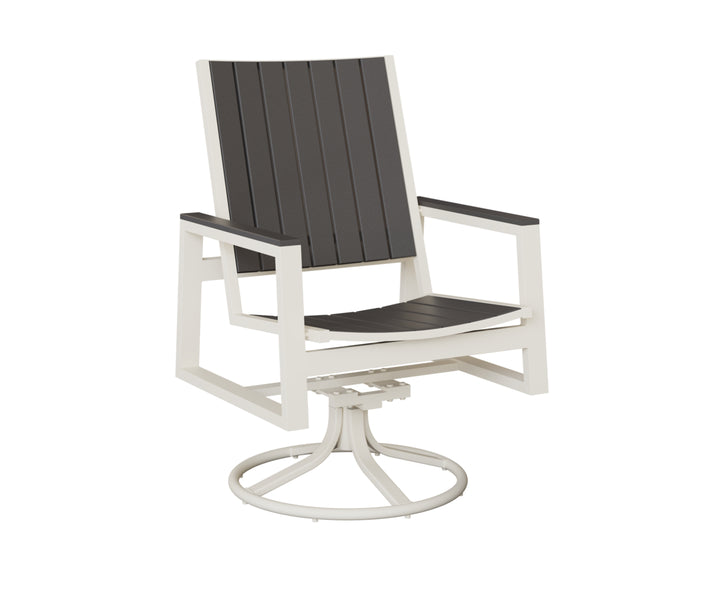 Vida Poly Swivel Rocker Dining Chair
