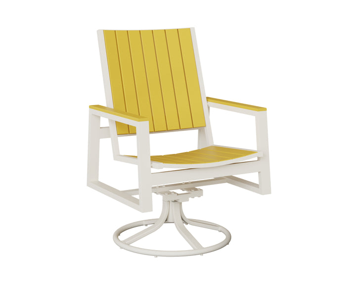 Vida Poly Swivel Rocker Dining Chair