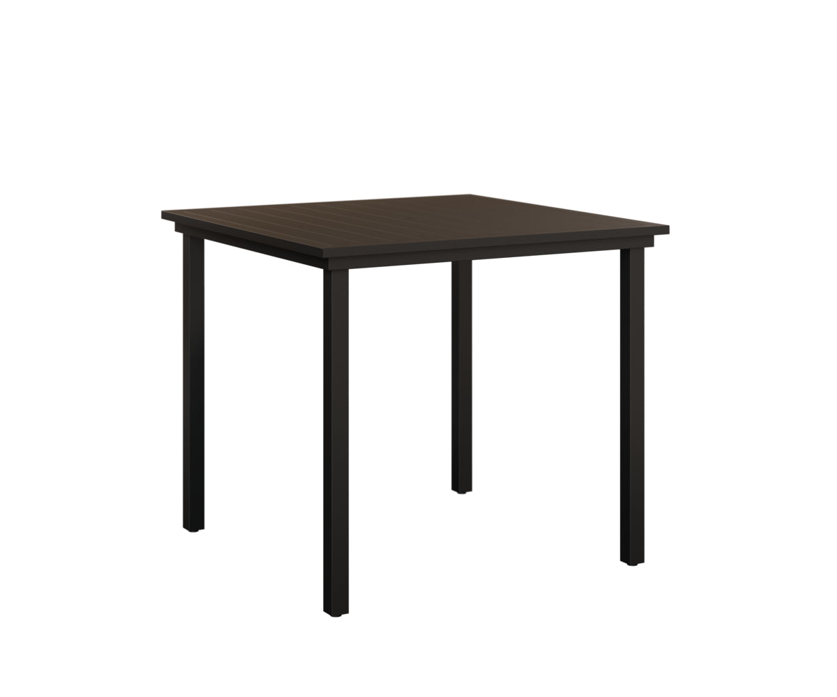 Vida 44" Square Poly Bar Table