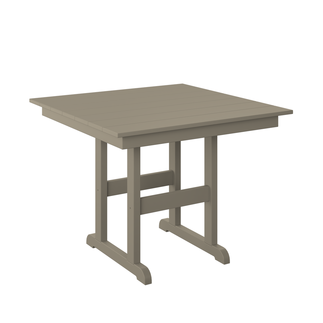 38" Square Table - Dining Height