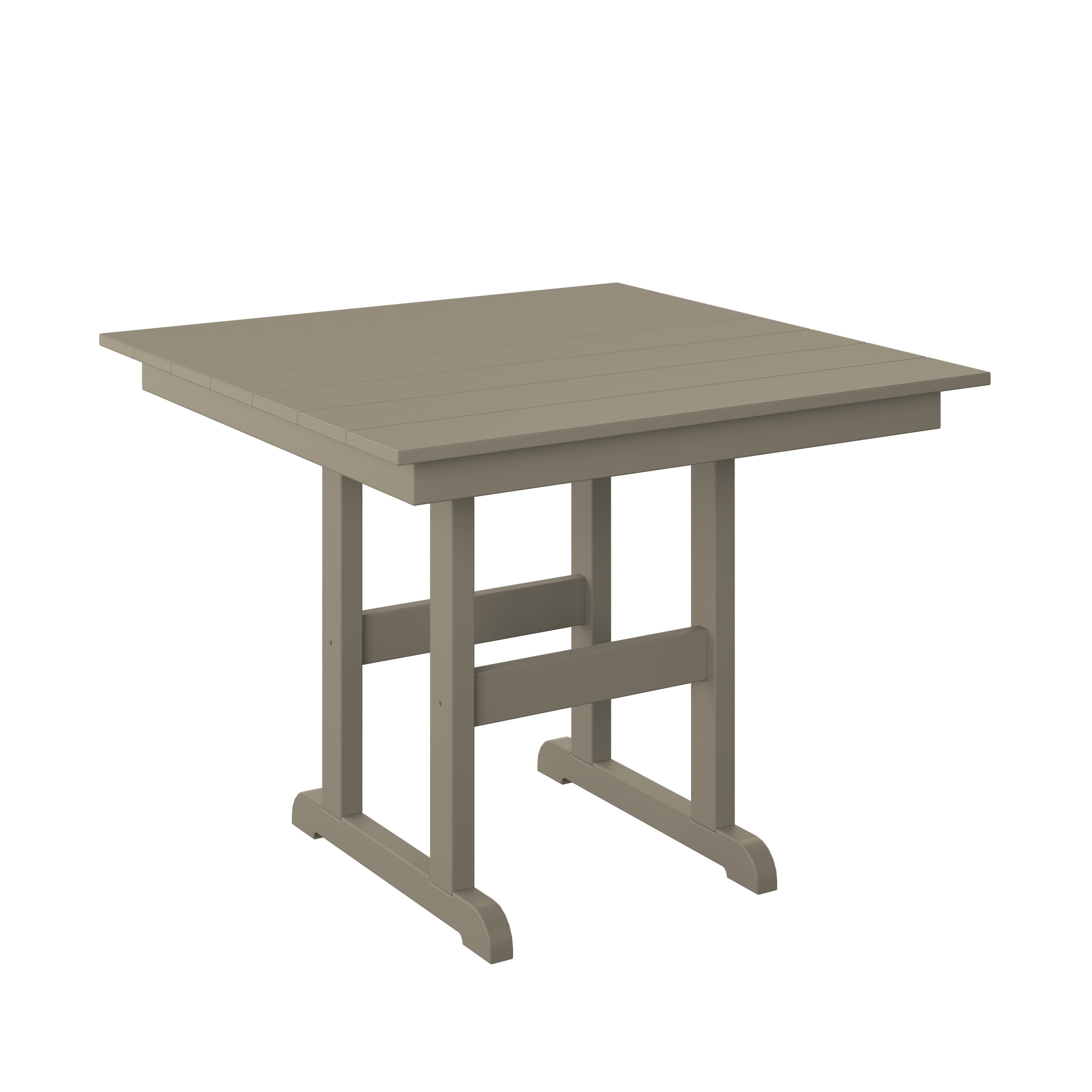 38" Square Table - Dining Height