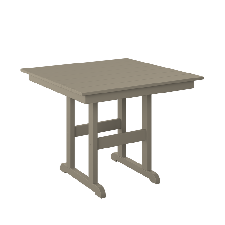 38" Square Table - Dining Height