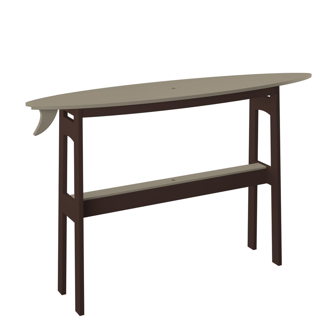 72" Surfboard Table - Bar Height