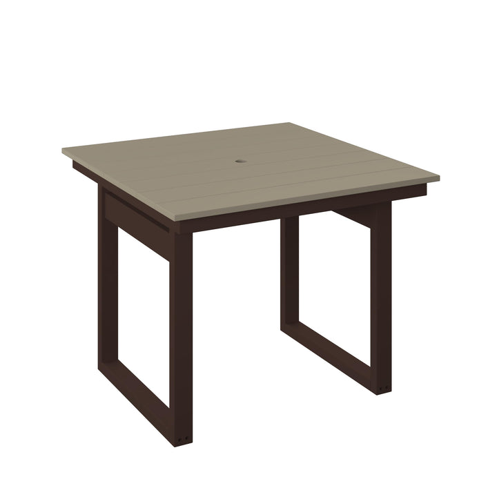 Modern 38" Square Table - Dining Height