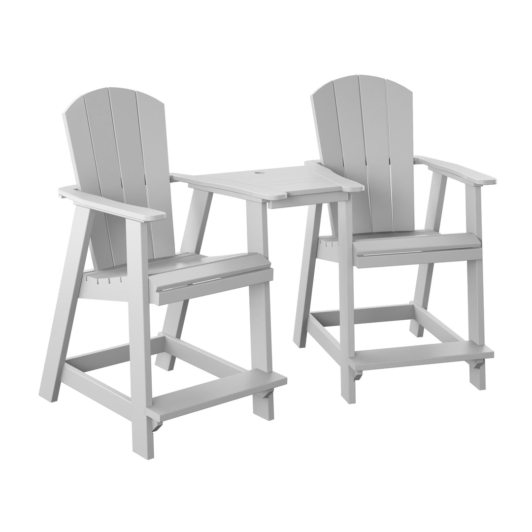 Adirondack Balcony Tete-A-Tete Set