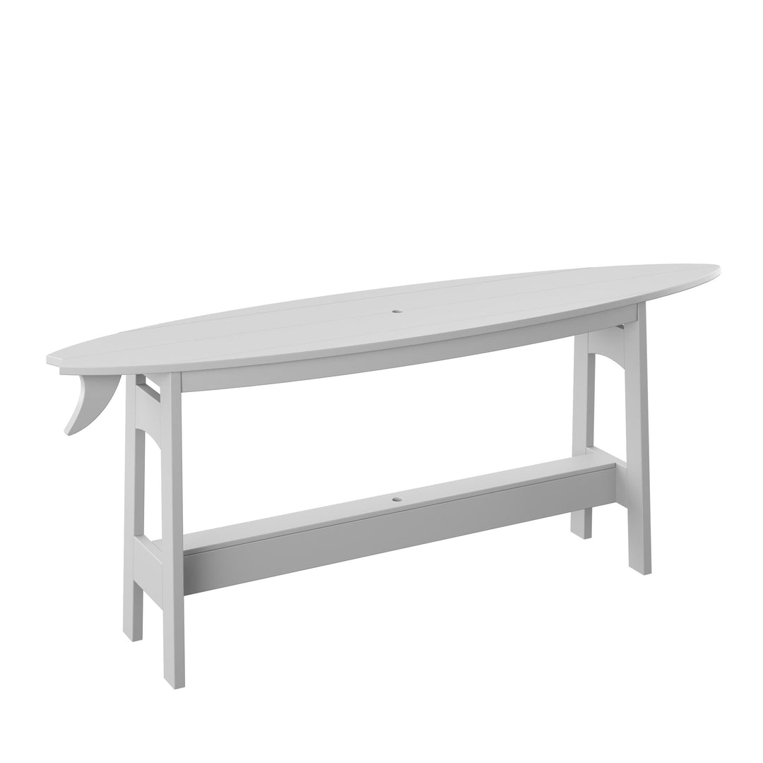 72" Surfboard Table - Dining Height