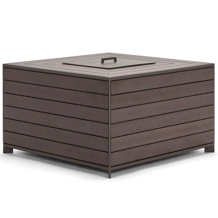 42" Essence NexTeak Square Chat Height Fire Table